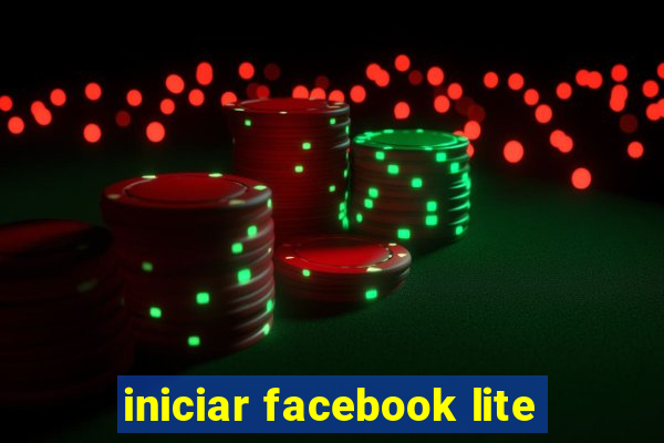 iniciar facebook lite